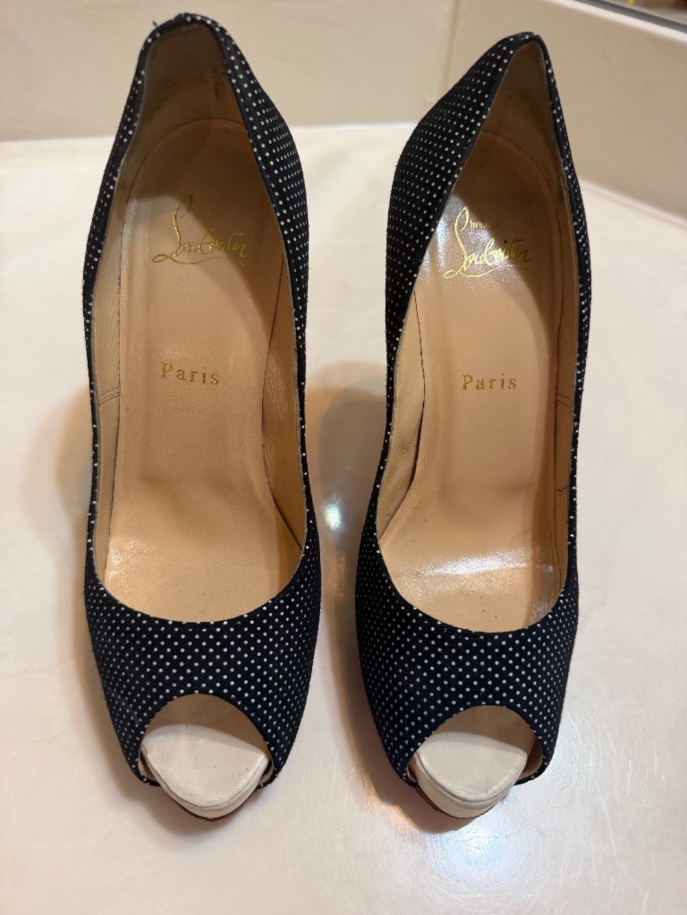 Christian Louboutin Peep Toe Heels